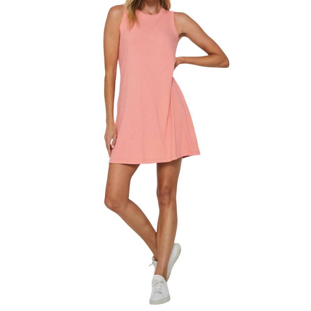 NEW ANOTHER LOVE justine dress in burnt coral